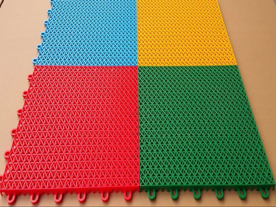 双层米字格拼装地板