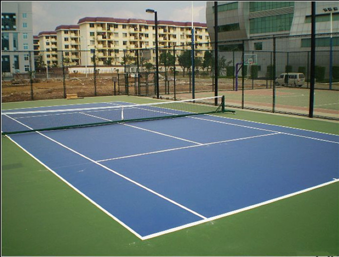 硅pu羽毛球场