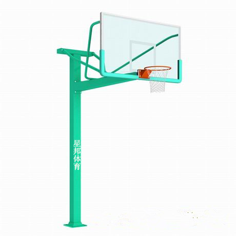ZS-005单臂T型篮球架（地理式）