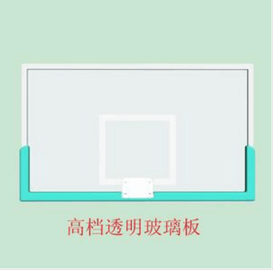 透明钢化玻璃篮球板