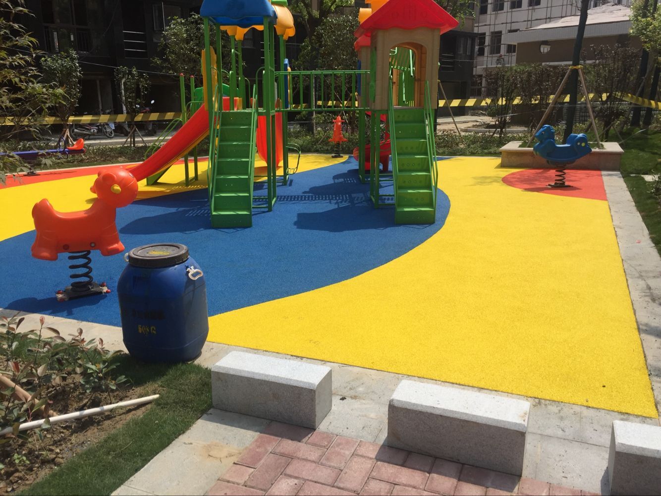 仙桃硅PU篮球场Epdm地面 